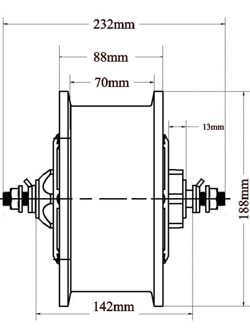 มอเตอร์ฮับสกู๊ตเตอร์ไฟฟ้าไร้แป - 60V 5000W Brushless Hub Motor บทวิจารณ์และราคา